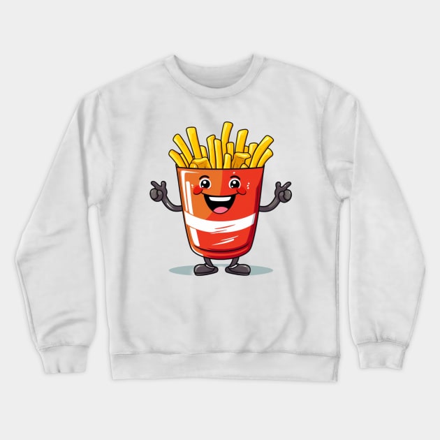 Cute French Fries T-Shirt Crewneck Sweatshirt by nonagobich